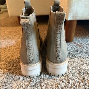 TOMS Taupe Ankle Boots